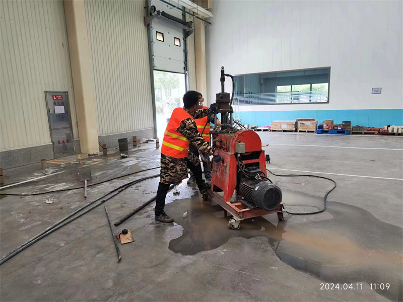 周宁厂房地面下沉塌陷注浆加固施工